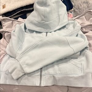 Lululemon Athletica Pale Blue Zip-Up Hoodie